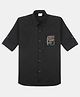 CAVIO Cotton Woven Full Sleeves Abstract Art Printed Shirt - Black