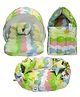 Fareto Combo of Baby Bed with Net Sleeping Bag Reversible Nest ,Green