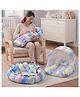 Fareto Combo of Baby Bed with Net Sleeping Bag Reversible Nest ,Blue