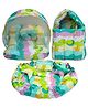 Fareto Combo of Baby Bed with Net Sleeping Bag Reversible Nest ,Pista Green