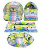Fareto Combo of Baby Bed with Net Sleeping Bag 4 Pcs Bedding Set Nest set,Blue