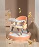 Babyhug Kids Feeding Chair with Removable Food Tray| Easy Assembly| Home & Classroom Use| Ideal for Indoor & Outdoor|  Soft Seat| Home & Classroom Use| Comfortable Backrest| Dining Chair- Orange