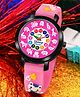 Fantasy World Cartoon Designed Analogue Watch - Pink