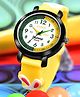 Fantasy World Baby Bunny Designed Analogue Watch - Yellow