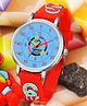 Fantasy World Numbers Designed Analogue Watch - Red
