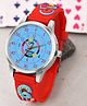 Fantasy World 3D Numericals Designed Analogue Watch - Red