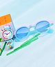 Fantasy World Unicorn & Rainbow Designed Analogue Watch With Sunglasses & Rubiks Cube - Blue