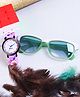 Fantasy World Set Of 3 Unicorn Designed Analogue Watch Sunglasses & Rubliks Cube - Purple