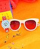 Fantasy World Numerical Designed Analogue Watch With Sunglasses & Rubiks Cube - Red