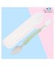 The Cheeky Kidzz Baby Double Head Bendable Silicone Food Spoon Fruit Scraping Self Feeding Stainless Steel Scraper Feeding Cutlery BPA Free (GREEN)