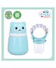 The Cheeky Kidzz Baby Skin Care Powder Talcum Puff Case Cum Container Box With Fresh Fruit Vegetable Food Feeder Rattle Nibbler Teether BPA Free