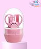 The Cheeky Kidzz Baby 4 In 1 Manicure and Pedicure Grooming Kit Cute Transparent Case Included Baby Nail Clippers, Scissor, Nail File & Tweezer (PINK)