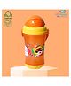 The Cheeky Kidzz Baby Premium Unbreakable Feeding Straw Printed Sipper Water Milk Liquids With Strap Feeder 320 ml Bottle BPA Free (1-5 Years)(Orange)