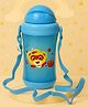 The Cheeky Kidzz Baby Premium Unbreakable Feeding Straw Printed Sipper Water Milk Liquids With Strap Feeder 320 ml Bottle BPA Free (1-5 Years)(Blue)