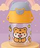 The Cheeky Kidzz Baby Feeding Unbreakable Straw 350ml Printed Sipper Water Milk Liquid Feeder Bottle BPA Free for Kids(1-6 Years) Yellow