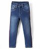Enfance Mild Washed & Side Taped Jeans - Blue