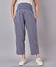 Mine4Nine Rayon Woven Floral Printed High Waist Maternity Trousers - Multi Colour