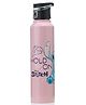 Gluman Stainless Steel Bottle With Iron Stitch Print Pink - 1000 ml- Steel Water Bottle
