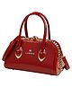 SYGA Women's Luxury Handbag | Diamond Lock & Chain Detail | Elegant Shoulder & Messenger Purse(Red)