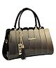 SYGA Elegant Color Contrast Tote Bag Horizontal Square Medium-Soft Handbag with Design for Everyday Use(Champagne Gold)