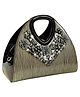 SYGA Women's Gradient Dumpling Bag Soft Diamond-Embellished Handbag with Zipper Closure Elegant Daily Shoulder Purse(Light Grey)