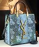SYGA Women's Handbag | Stylish Vertical Square Tote with Zipper | Elegant Daily Bag for Office & Casual Use(Blue)