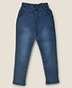 Hrit Denim Woven Mild Washed Jeans - Blue