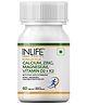 INLIFE Calcium Magnesium Zinc Vitamin D B12 | With K2 & Folic Acid Supplement | Bone & Joint Support Supplement for Women and Men - 60 Tablets