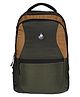 Mike Crayon Plus Laptop Backpack Olive Green & Dark Brown - Capacity 34L Height 18 Inches