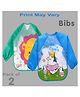 Sparkle Joy Full Sleeves Washable PVC Waterproof Bibs/Apron Pack Of 2 - (Print May Vary)