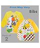 Sparkle Joy Full Sleeves Washable PVC Waterproof Bibs/Apron Pack Of 2 - (Print May Vary)