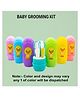Sparkle Joy 4 in 1 Baby Nail Clipper kit with Cute Case Nail Clipper Scissors Tweezers & Baby Nail Cutter File Set for Kids -Pack of 1 - (Color May Vary)