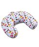 Babyhug Disney Premium 100% Cotton C Shape Cotton Feeding Pillow Cool Mickey Print - White| Maintain Feeding Posture| Versatile Use| Delicate on Baby Skin| Washable Cover| Sitting Aid for Toddlers