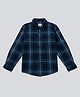 Pepe Jeans Cotton Woven Full Sleeves Shirt With Checks Print - Navy Blue