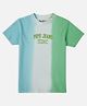 Pepe Jeans Cotton Knit Half Sleeves T-Shirt With Color Block Design - Multicolor