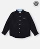 Pepe Jeans Cotton Woven Full Sleeves Solid Colour Shirt - Black