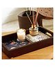The Wishing Chair | Midnight Rose Wooden Tray - 10X16 Inches Set of 1