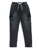 Knit N Knot Denim Woven Mild Washed Jeans - Black