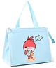 Butterthief  Bird Printed Insulated Leak Proof Lunch Box Bag for School Kids - Sky Blue