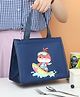 Butterthief  Printed Insulated Leak Proof Lunch Box Bag for School Kids - Navy Blue
