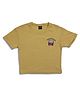 Sportking Cotton  Interlock Knit Half Sleeves Dogs Printed Tee - Dark Yellow