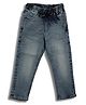 Sportking Cotton Denim Woven Mild Washed Jeans - Sky Blue