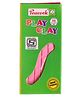 Peacock Single Color Clay Bar, Baby Pink, 150 g (Pack of 6) | Clay Toy For Kids | Non-Toxic | Clay Set For Kids | Modelling Clay For Kids | Creative Art & Crafts | Gifts For Kids |