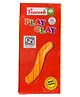 Peacock Single Color Clay Bar, Mango Orange, 150 g (Pack of 6) | Clay Toy For Kids | Non-Toxic | Clay Set For Kids | Modelling Clay For Kids | Creative Art & Crafts | Gifts For Kids |