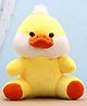 PLAY TOONS Car/Cradle Hanging Duck Soft Toy Yellow - Height 15 cm