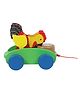 Nativesphere Nexus Double Hen Baby Drum Pull Along Wooden Toy - Multicolor