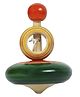 Nativesphere Nexus Spin Top Wooden Toy - Multicolour