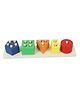 Nativesphere Nexus Multicoloured 5 Shaped Blocks  Wooden Toy