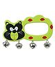 Nativesphere Nexus Cat Face  Rattle Wooden Toy