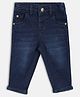 MINI KLUB Cotton Denim Woven Mild Washed Jeans - Blue
